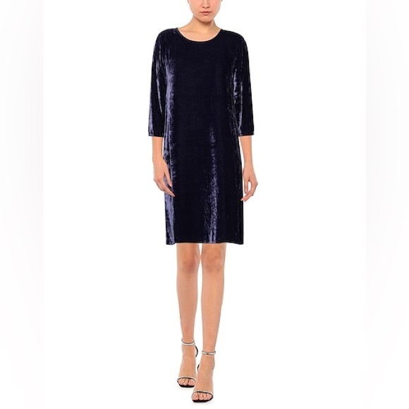 Velvet by Graham & Spencer Blue Dress Size Medium - Picture 1 of 8